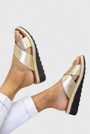 Annelym Orthopedic Wedge σανδάλια για εξωτερικούς χώρους