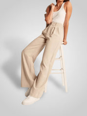 Βίρα | Ψηλόμεσοed Παντελόνι με Φαρδύ Μπατζάκι