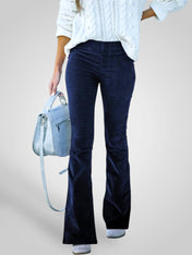 Νέντα | Ψηλόμεσο Flare Παντελόνι - Stretch Fit