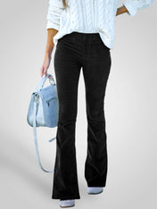 Νέντα | Ψηλόμεσο Flare Παντελόνι - Stretch Fit