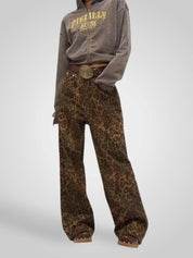 Λεόνι | Γυναικεία Leopard Print Παντελόνι