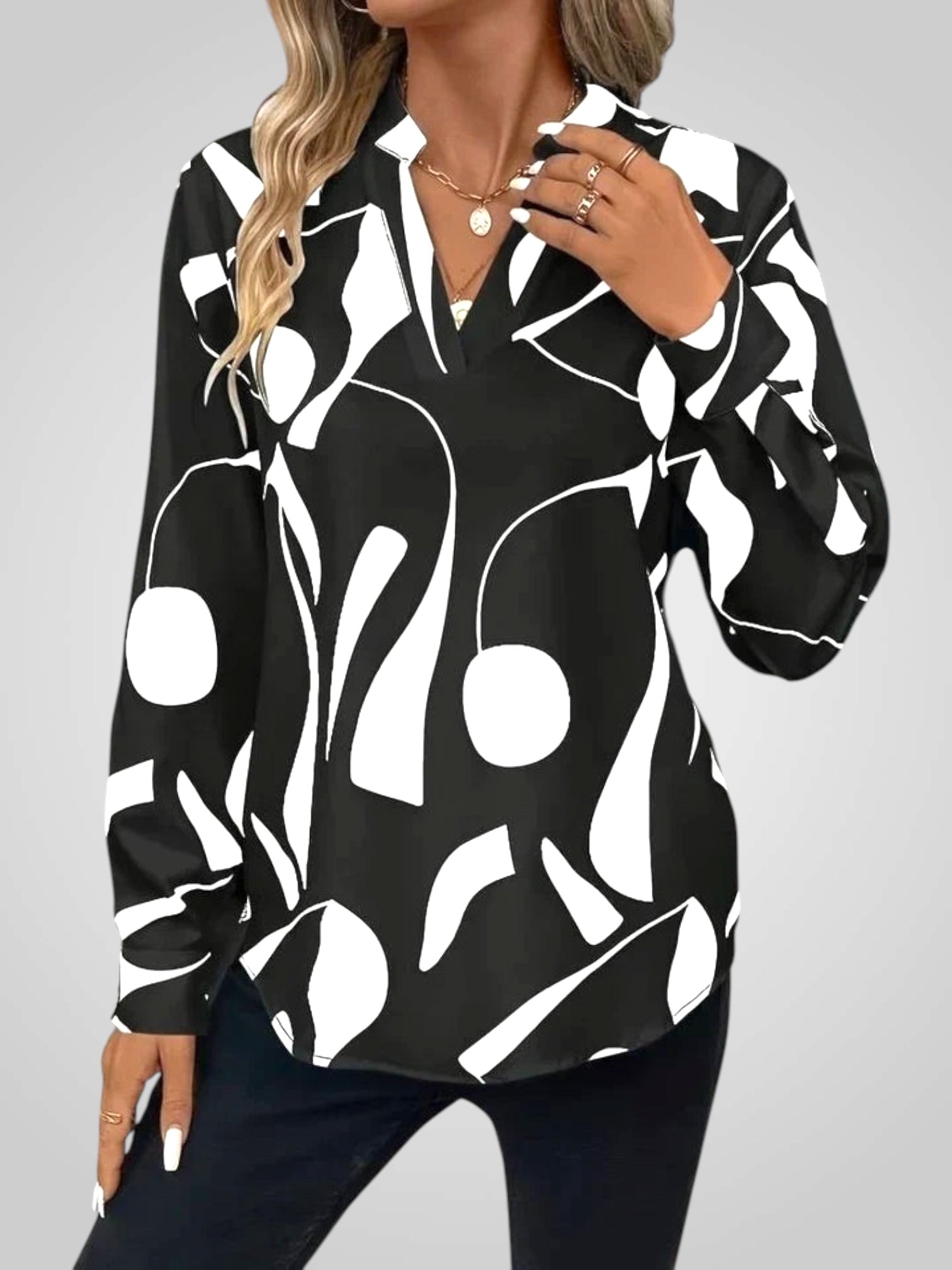 Άμπα | Γυναικεία Print Μπλούζα