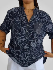 Ντάρια | Τυπωμένη Γυναικεία Μπλούζα