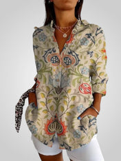 Φλόρια | Μπλούζα με Λουλούδια