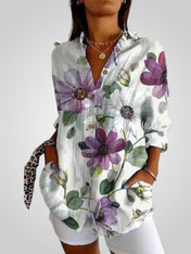 Φλόρια | Μπλούζα με Λουλούδια