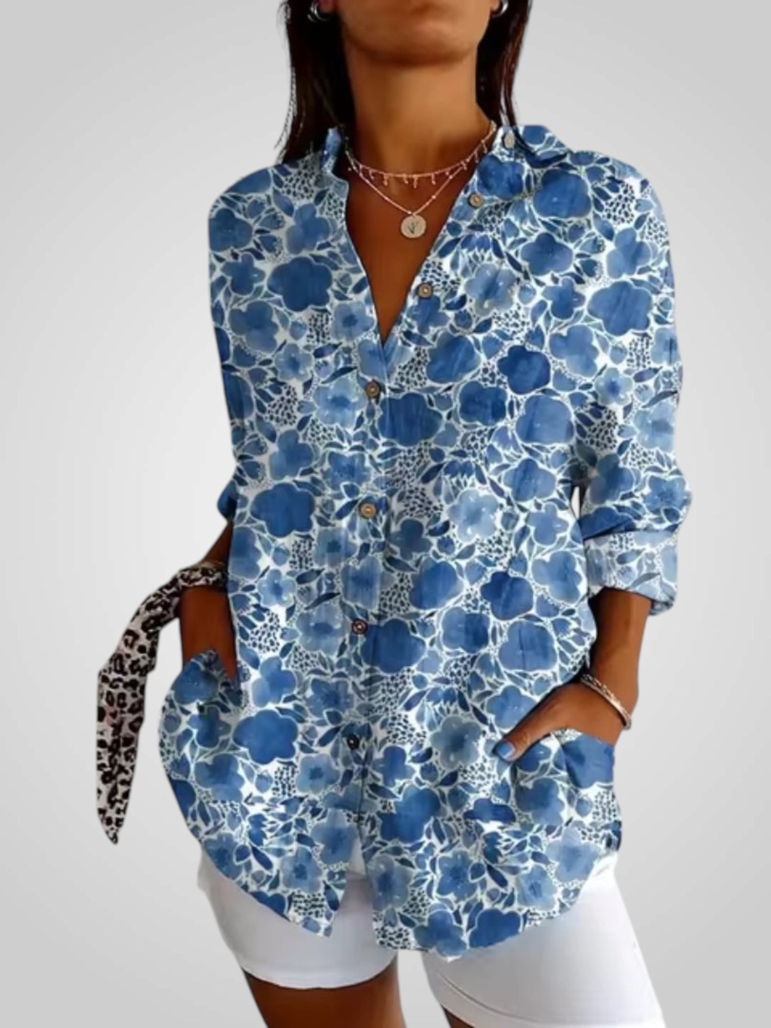 Φλόρια | Μπλούζα με Λουλούδια