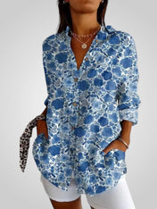 Φλόρια | Μπλούζα με Λουλούδια