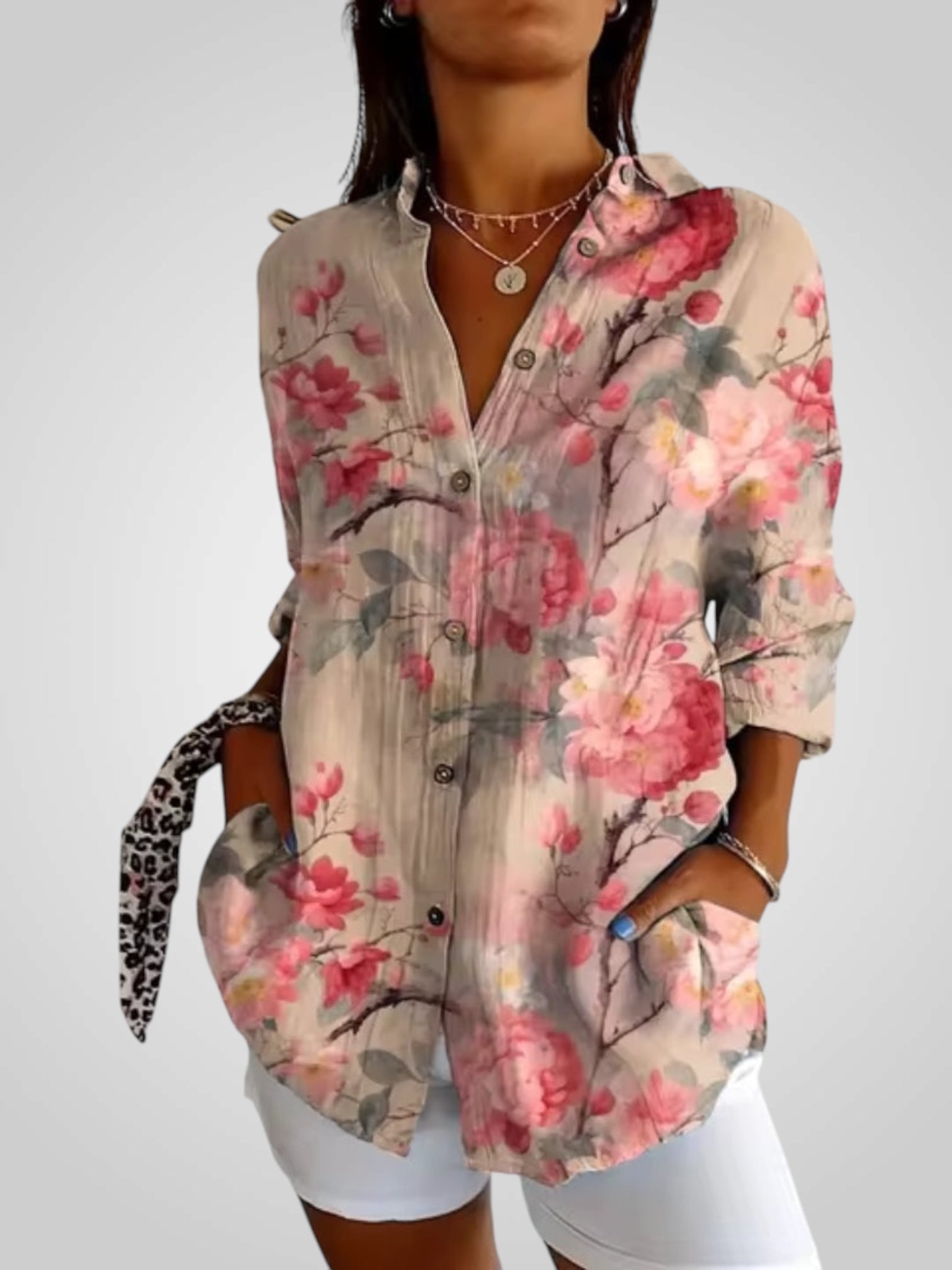 Φλόρια | Μπλούζα με Λουλούδια