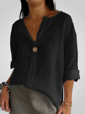Σαμπρίν | Άνετο Λαιμόκοψη V σχήματος Μπλούζα