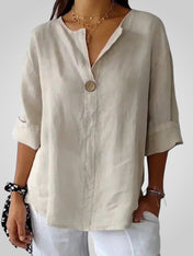 Σαμπρίν | Άνετο Λαιμόκοψη V σχήματος Μπλούζα