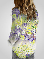 Ροζαλία | Floral Boho Μπλούζα