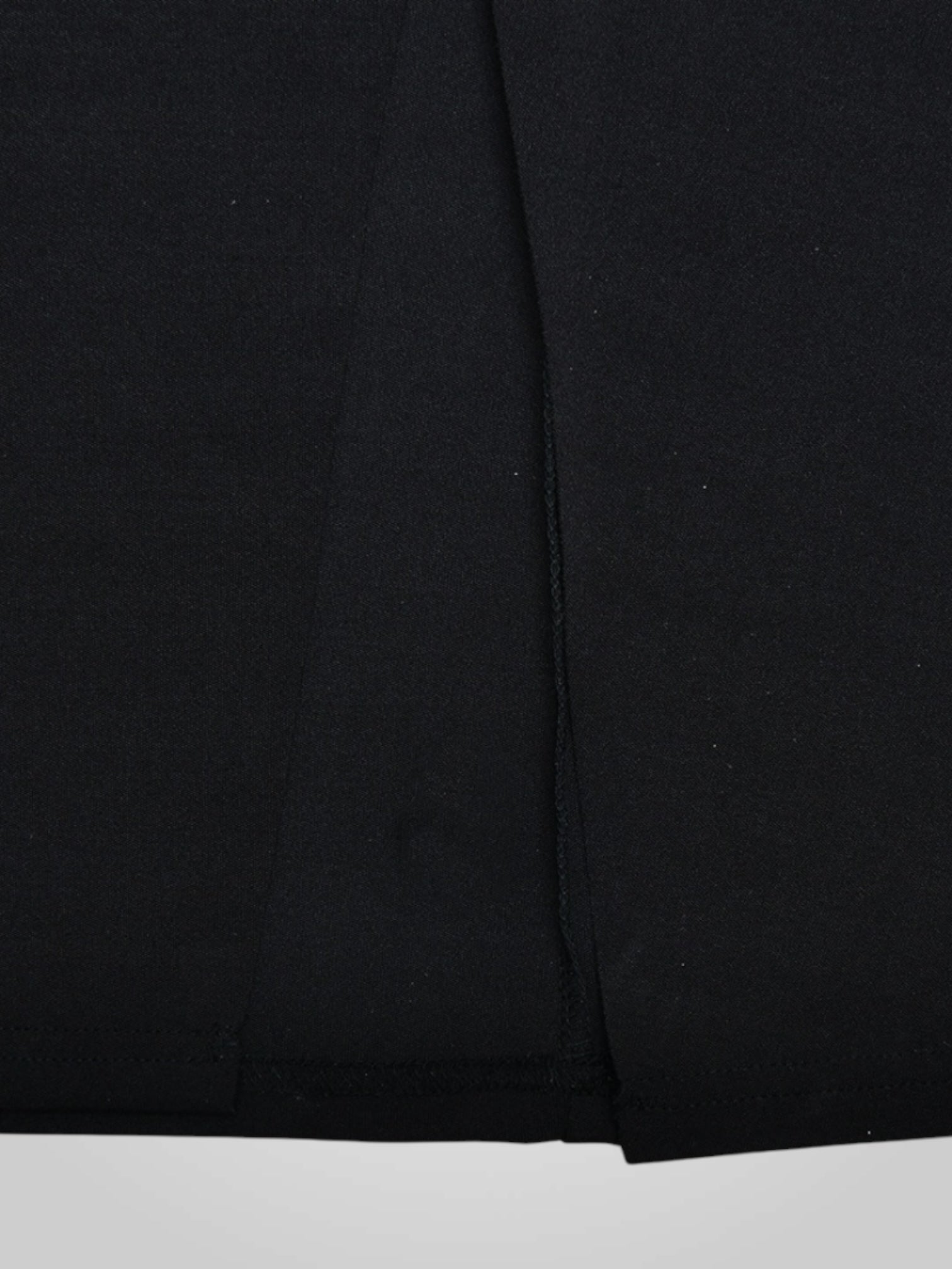 Λοραβέλ | Μαύρο Σατέν Σχίσιμο Μάξι Φόρεμα