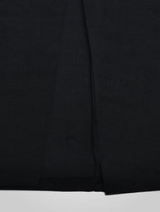 Λοραβέλ | Μαύρο Σατέν Σχίσιμο Μάξι Φόρεμα