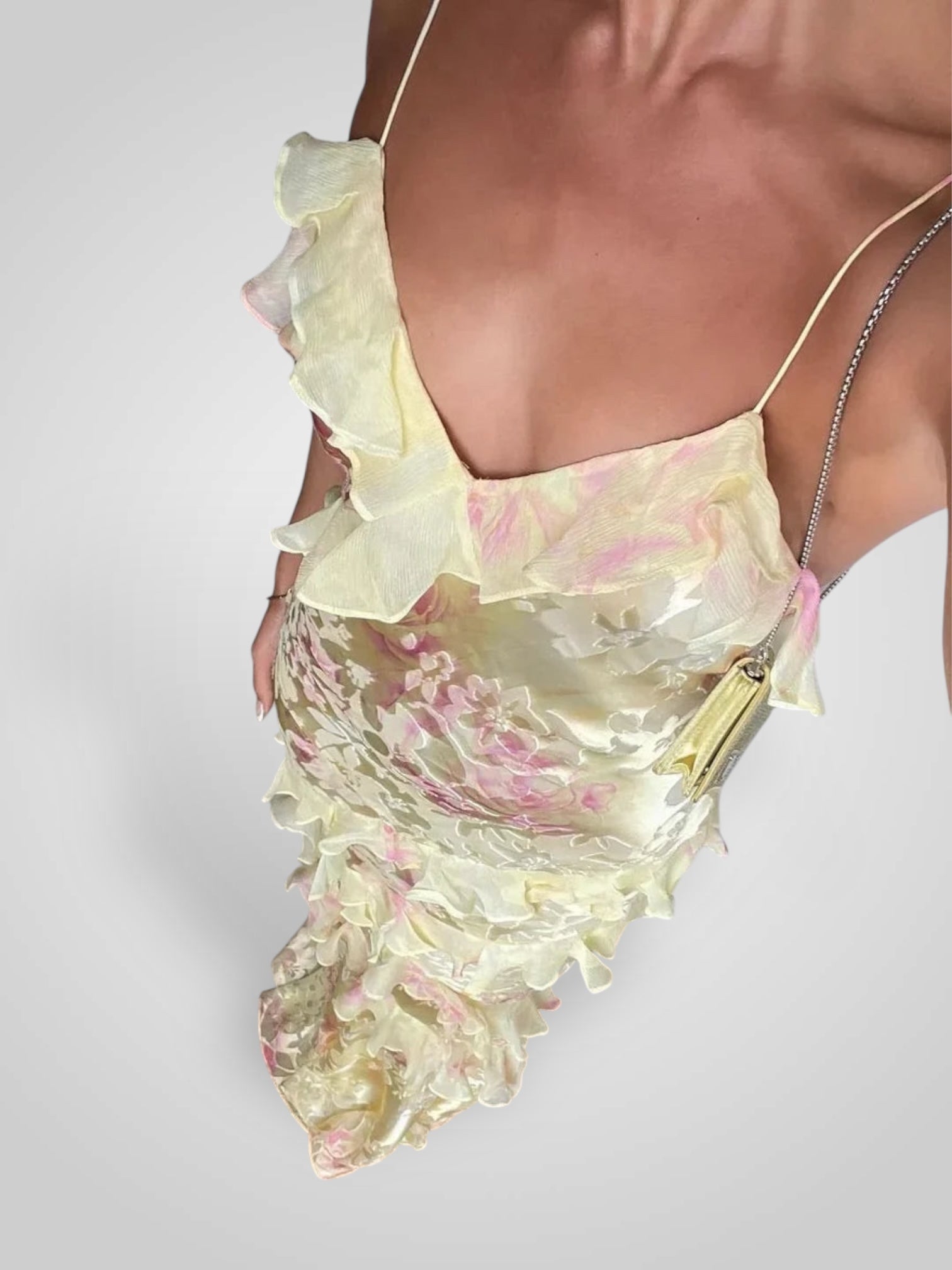 Εστέλα | Μάξι Φόρεμα με Βολάν