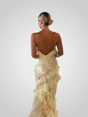 Εστέλα | Μάξι Φόρεμα με Βολάν