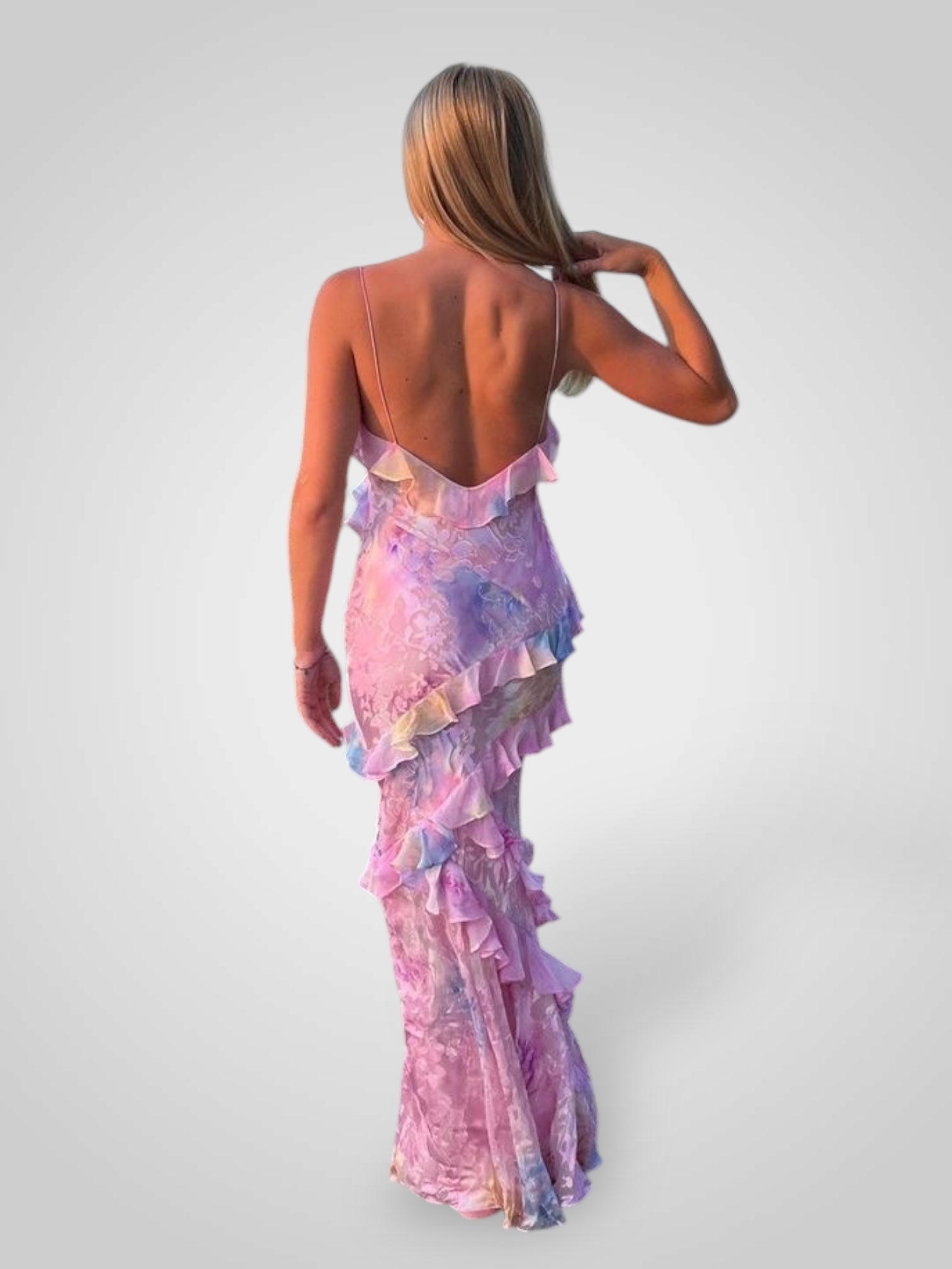 Εστέλα | Μάξι Φόρεμα με Βολάν