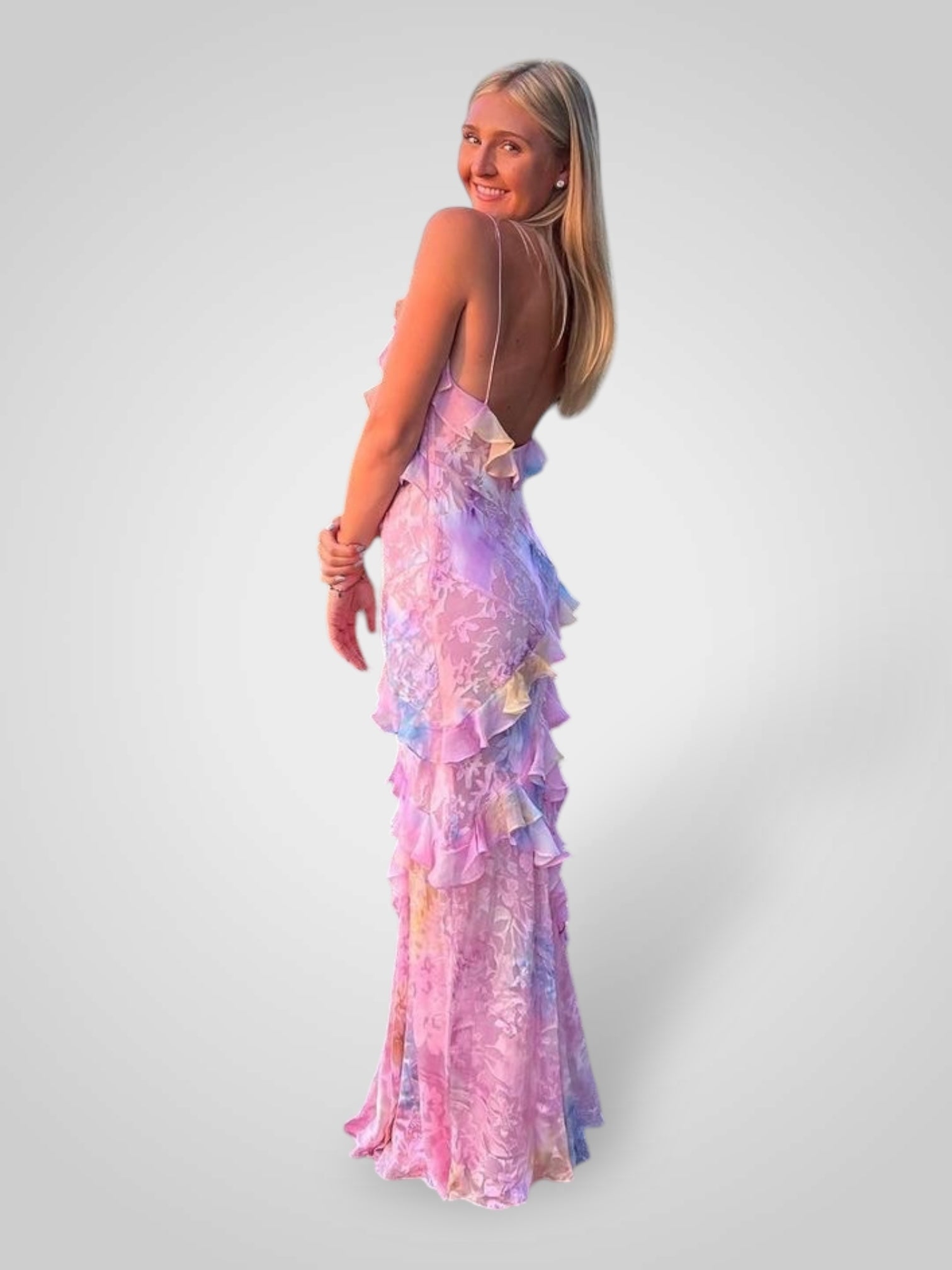 Εστέλα | Μάξι Φόρεμα με Βολάν