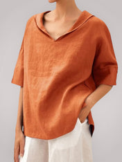 Μία | Καθημερινό Φαρδύ-Fitting Μπλούζα