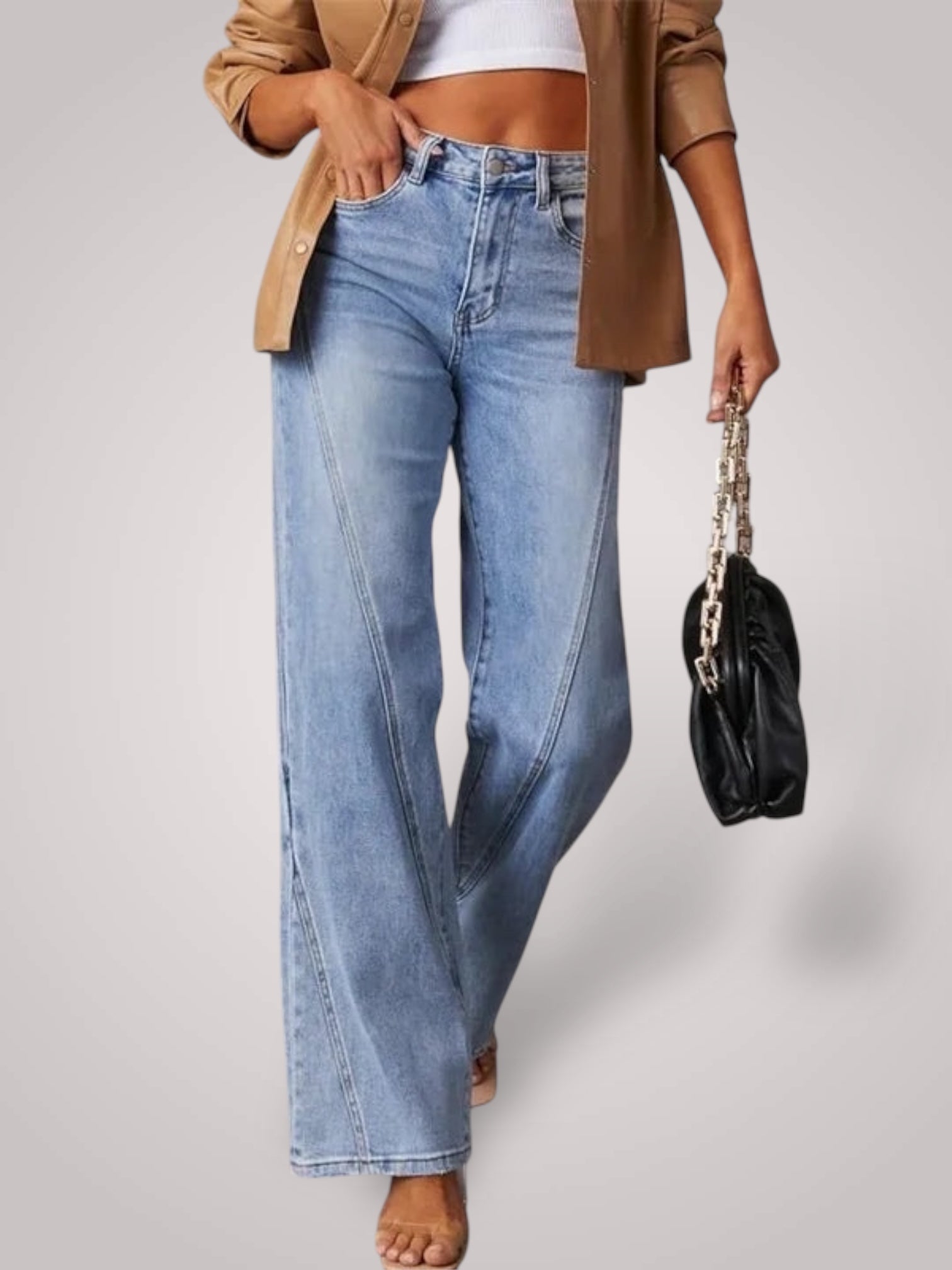 Λόβα | Mid-Rise Φαρδύ Μπατζάκι Jeans