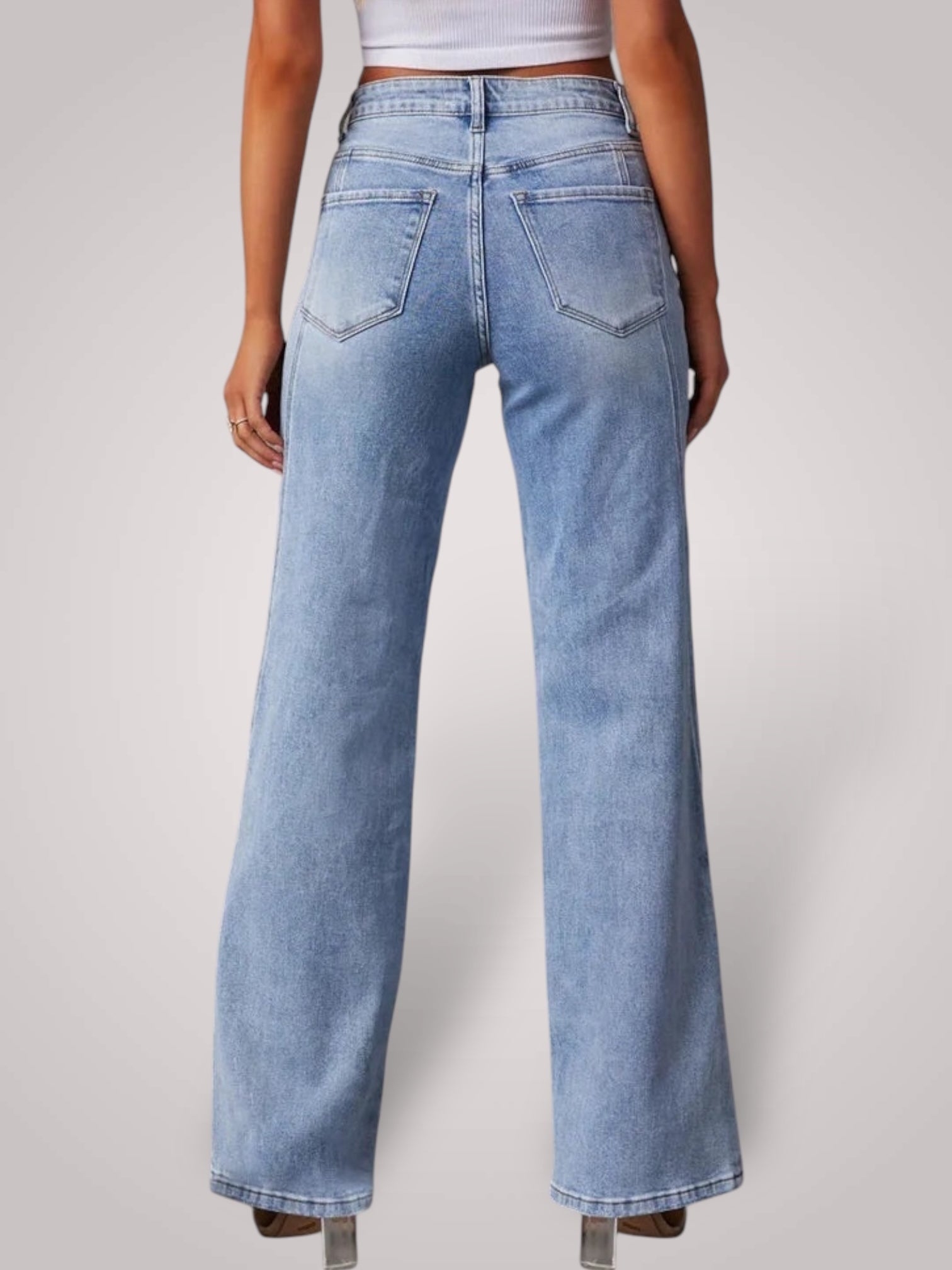 Λόβα | Mid-Rise Φαρδύ Μπατζάκι Jeans