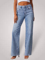 Λόβα | Mid-Rise Φαρδύ Μπατζάκι Jeans