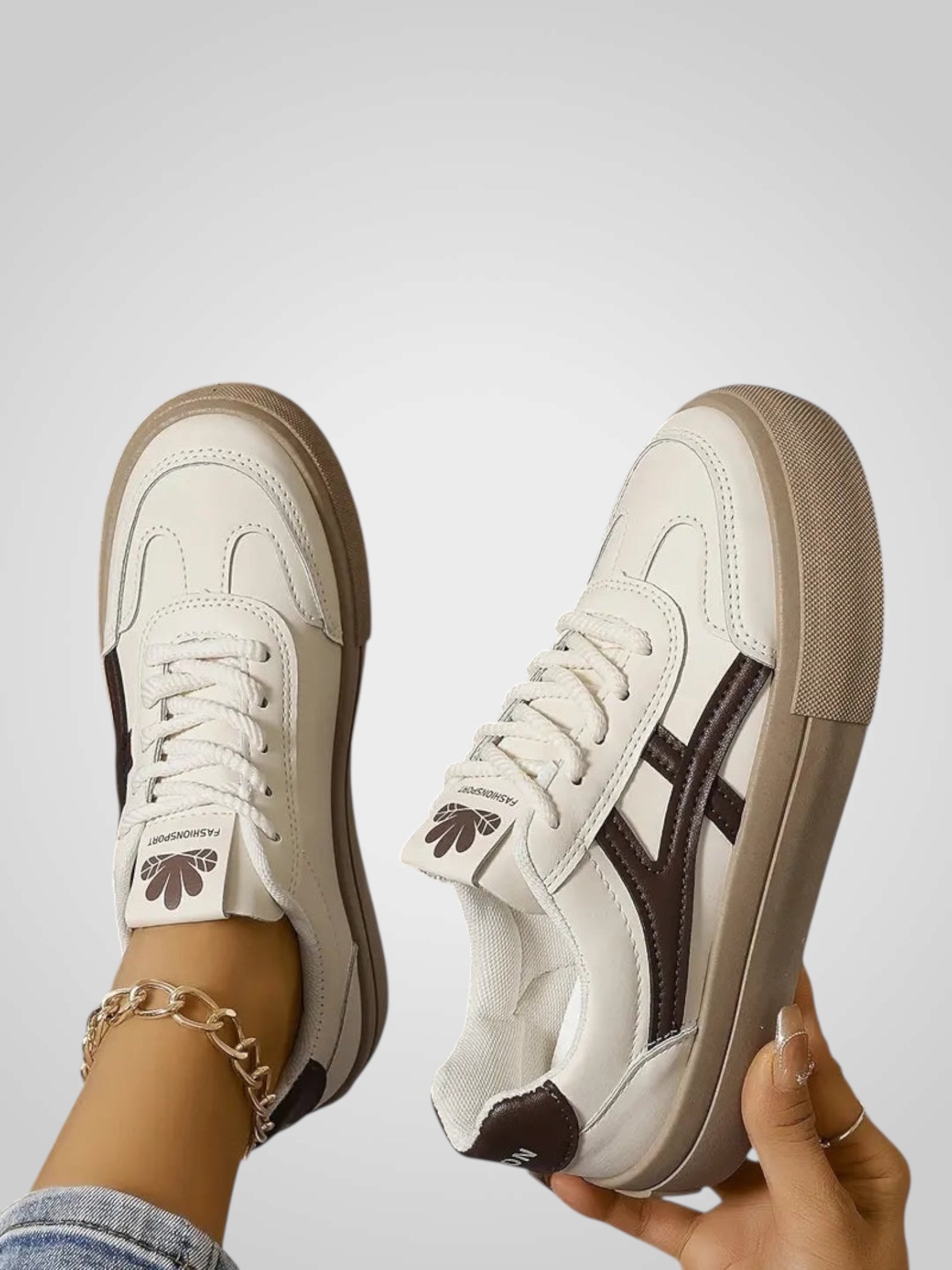 Λούσι | Γυναικεία Άνετα Αθλητικά Παπούτσια με Χοντρή Σόλα