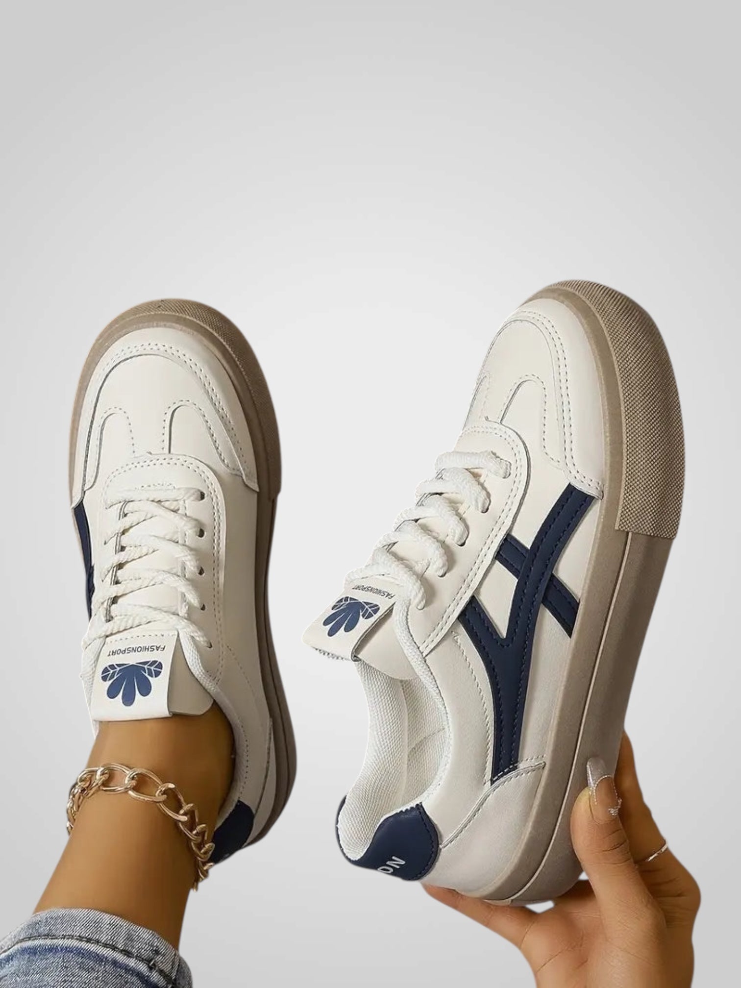 Λούσι | Γυναικεία Άνετα Αθλητικά Παπούτσια με Χοντρή Σόλα