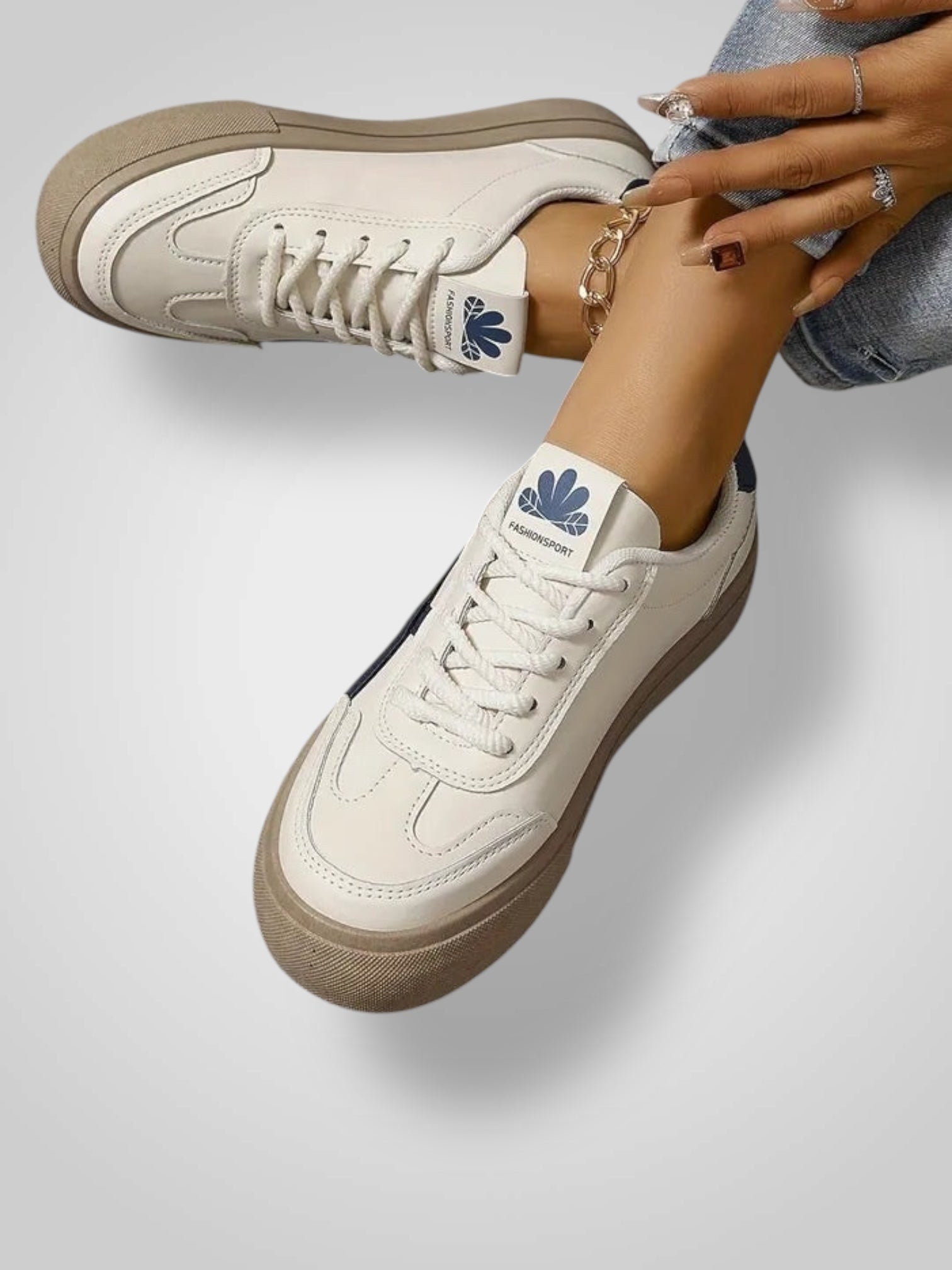 Λούσι | Γυναικεία Άνετα Αθλητικά Παπούτσια με Χοντρή Σόλα