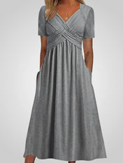 Κάρμεν | Μίντι Φόρεμα με Κάλυμμα Κοιλιάς