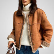 Ίμερ | Buttoned Shearling Μπουφάν