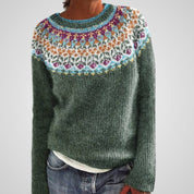 Ρέιτσελ | Κομψό Ανάγλυφο Πουλόβερ