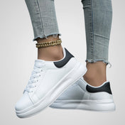 Έλλη | Γυναικεία Καθαρό Λευκό Οικολογικό Δέρμα Αθλητικά Παπούτσια