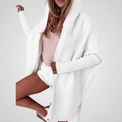 Σαβάγια | Γυναικεία Πλεκτό Με κουκούλα Παλτό