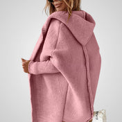 Σαβάγια | Γυναικεία Πλεκτό Με κουκούλα Παλτό