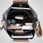 Άννα | Κομψό Δίχρωμο Δέρμα Τσάντα