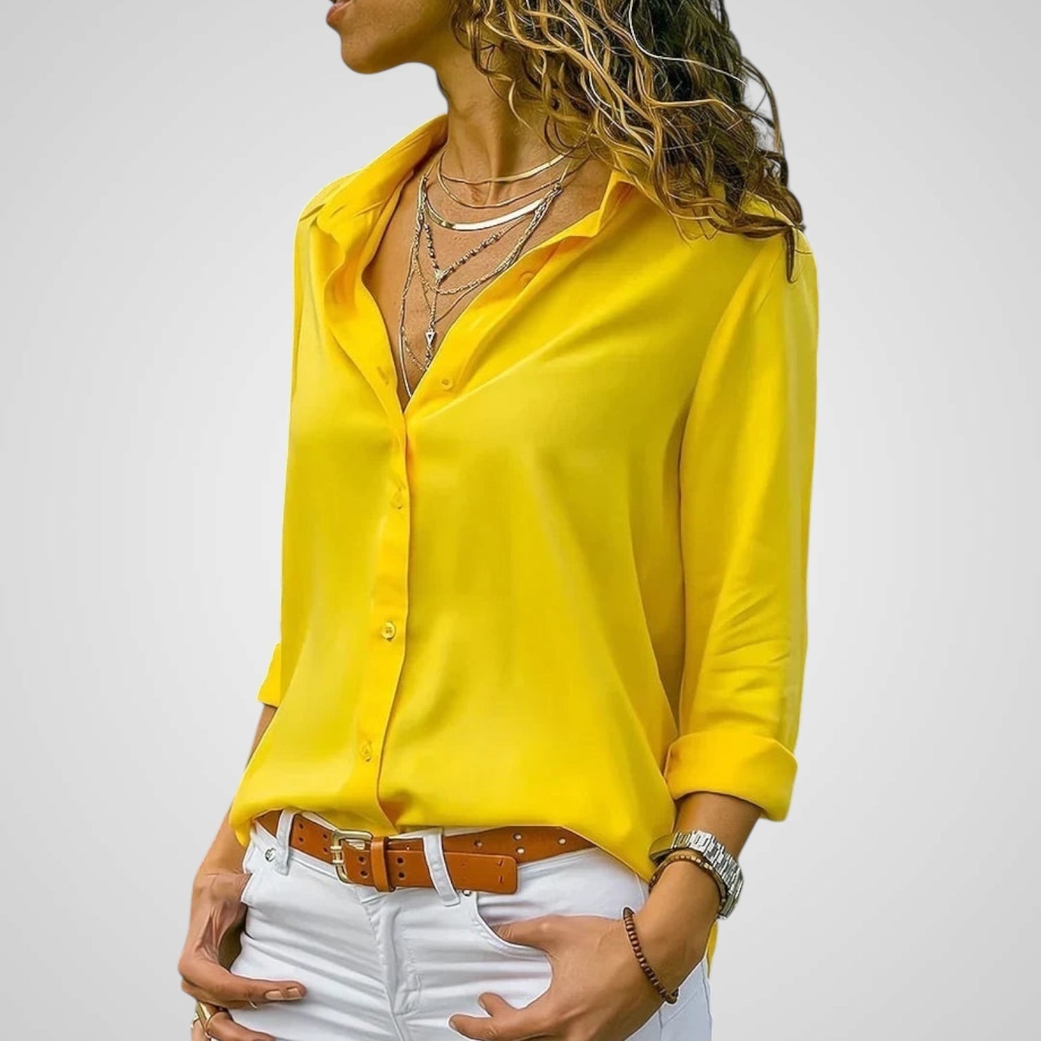 Φέννα | Κομψό Σιφόν Μπλούζα