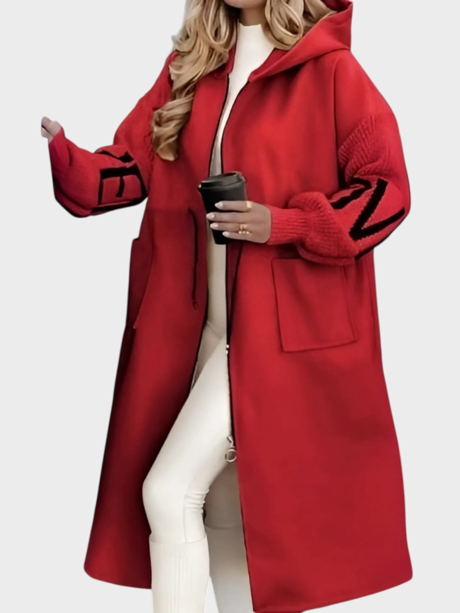 Rosana | Κομψή Ζακέτα με Κουκούλα