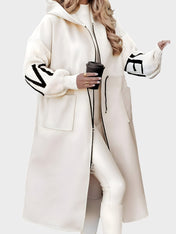 Rosana | Κομψή Ζακέτα με Κουκούλα