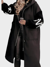 Rosana | Κομψή Ζακέτα με Κουκούλα