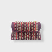 Στελλίνα | Κομψή τσάντα ώμου με αλυσίδα και χρωματιστά διαμάντια 