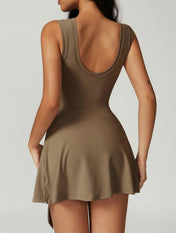 Lemilla™ Φόρεμα Τένις με Ψηλό Λαιμό