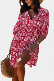 Daniela Φόρεμα Μίνι Boho Λουλουδάτο