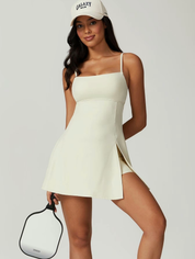 Lemilla™ Φόρεμα Τένις με Σκίσιμο στο Τελείωμα