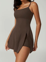 Lemilla™ Φόρεμα Τένις με Σκίσιμο στο Τελείωμα