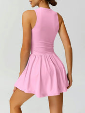 Lemilla™ Φόρεμα Τένις με Σούρα