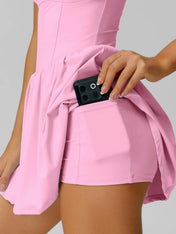 Lemilla™ Φόρεμα Τένις με Σούρα