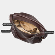 Αδριανή | Ρετρό γνήσια δερμάτινη μαλακή μινιμαλιστική τσάντα για καθημερινή χρήση