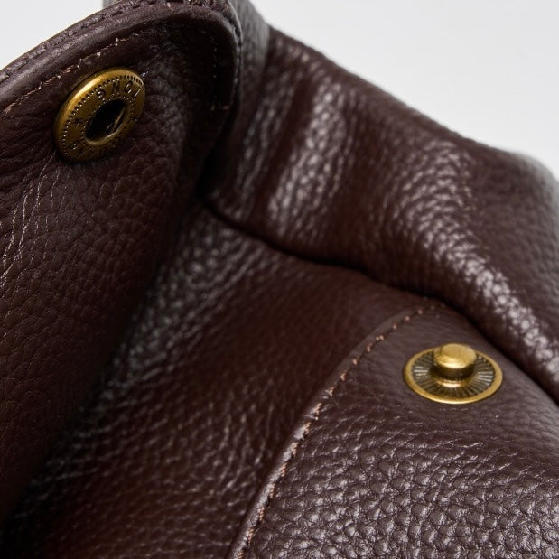 Αδριανή | Ρετρό γνήσια δερμάτινη μαλακή μινιμαλιστική τσάντα για καθημερινή χρήση