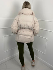 Karyl - Κοντό μπουφάν με ζώνη και τσέπες