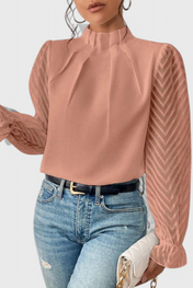 Helga Ναυτική Μπλούζα με Μακριά Μανίκια